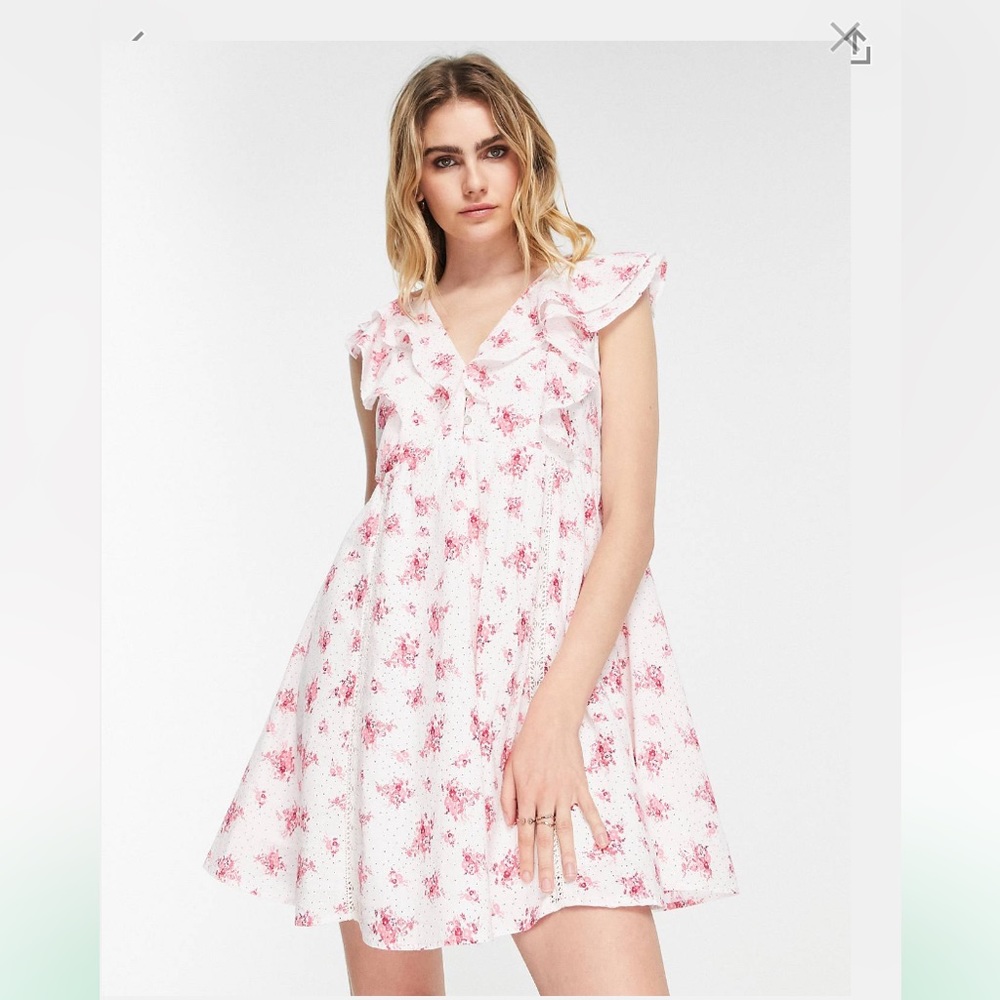 ASOS Pink Floral Mini dress